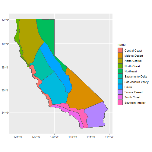 Climate Regions Preset Areas-of-Interest
