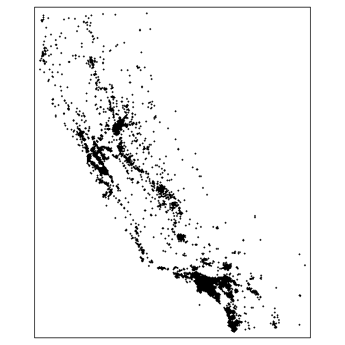 Map of CA schools